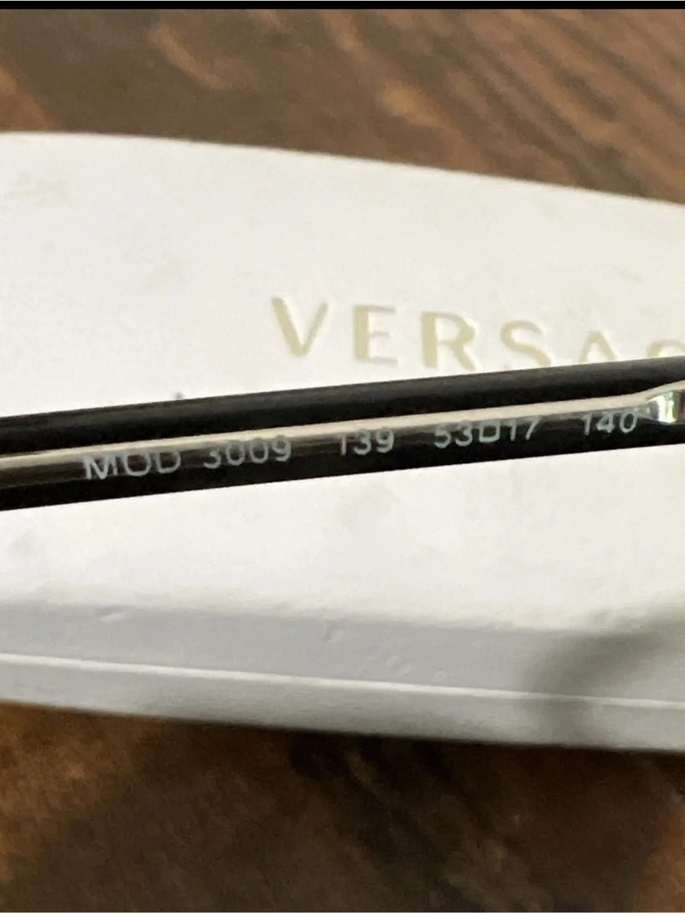 Versace MOD 3009 139 53{}17 Eyeglass Frames + Case. Italy.